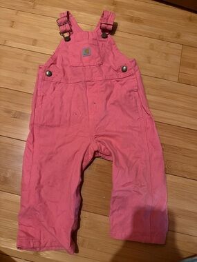 Carhartt Pink Toddler Overalls